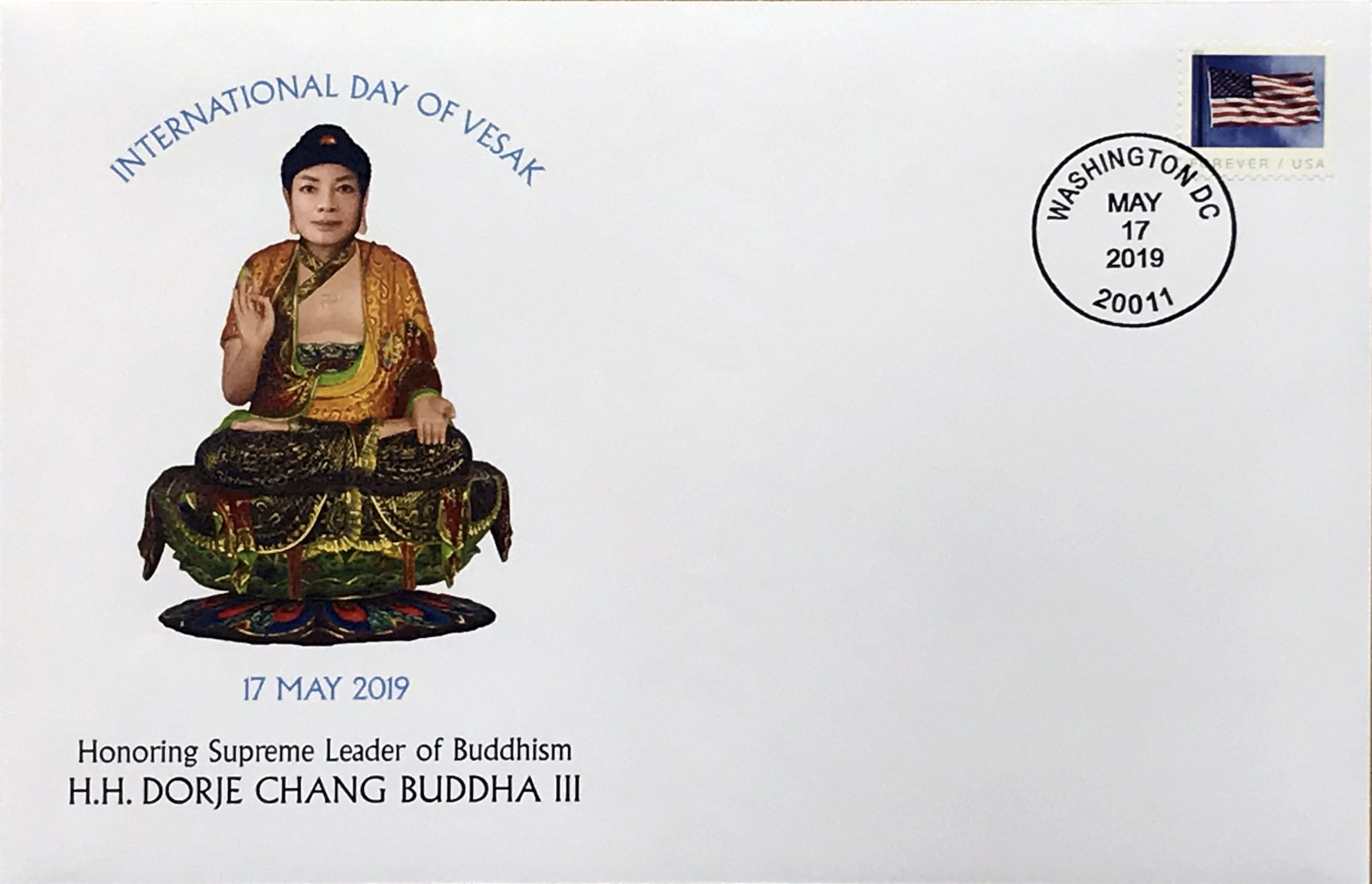 佛陀的首日封是集邮界极为稀有难得的珍品