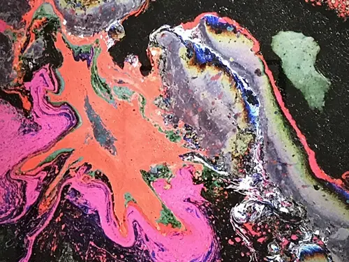 微印派作品 顿入乾坤大千界——南无羌佛工巧明展显-图片1