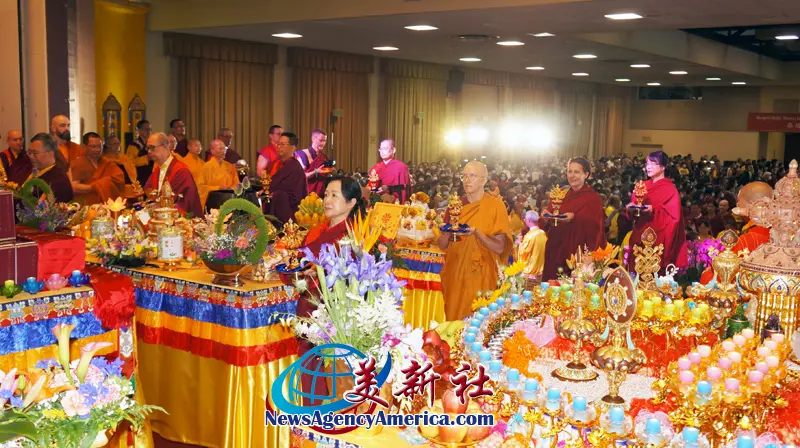 世界佛教總部盛大舉辦 恭迎南無第三世多杰羌佛佛誕法會-美新社-图片2